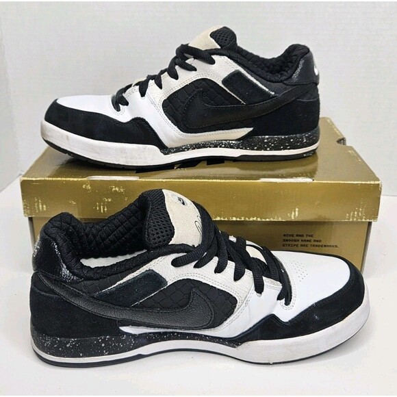 Nike Paul Rodriguez 2 Zoom Air Mens Size 9 OG Box White Black 315459 102 - Picture 2 of 11